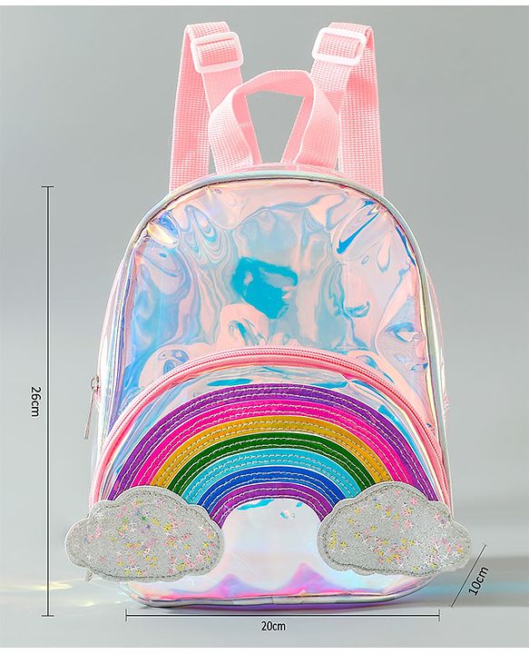 Babyhug Rainbow Design Fashion Backpack - Multicolour