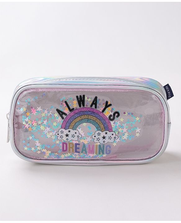 Pine Kids Glittery Design Utility Pouch - Multicolor