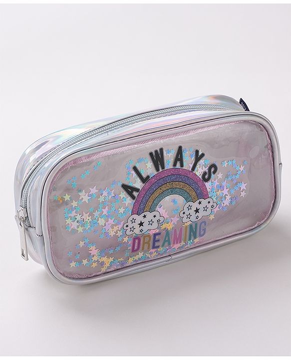 Pine Kids Glittery Design Utility Pouch - Multicolor