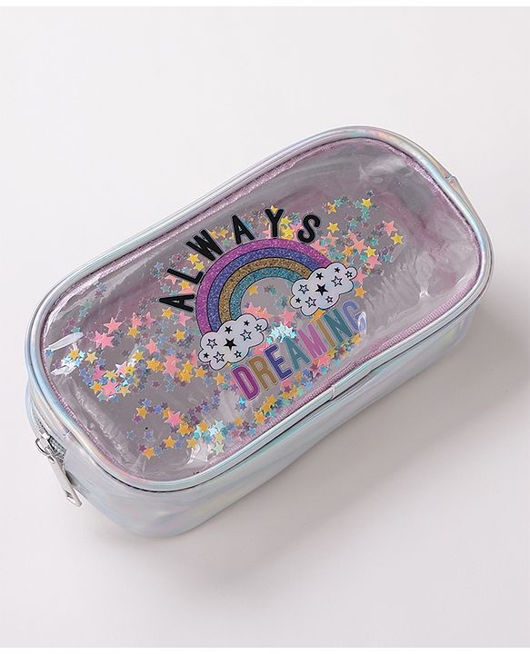 Pine Kids Glittery Design Utility Pouch - Multicolor