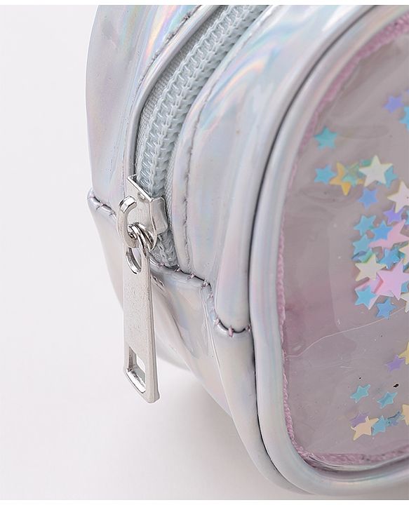 Pine Kids Glittery Design Utility Pouch - Multicolor