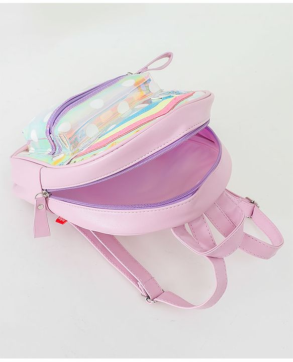 Babyhug Rainbow design Fashion Backpack - Purple