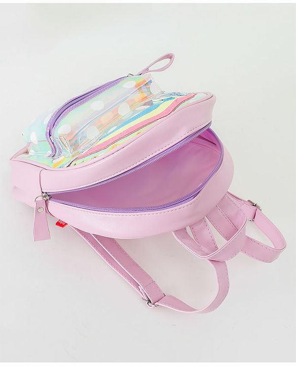 Babyhug Rainbow design Fashion Backpack - Purple