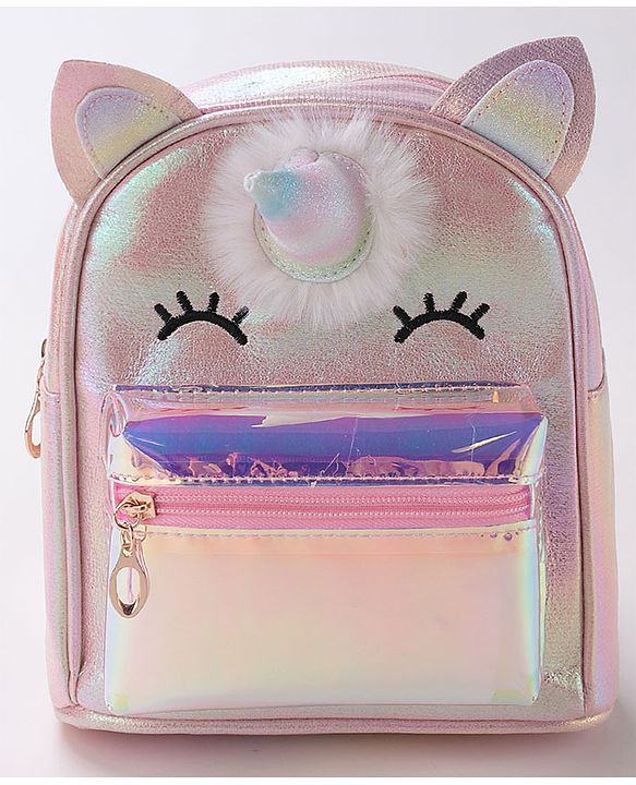 Babyhug Fashion Backpacks Free Size- Peach