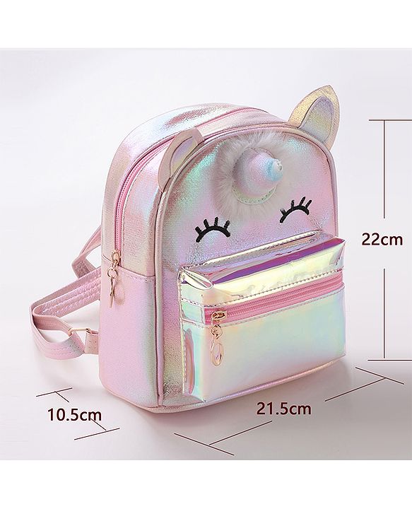 Babyhug Fashion Backpacks Free Size- Peach