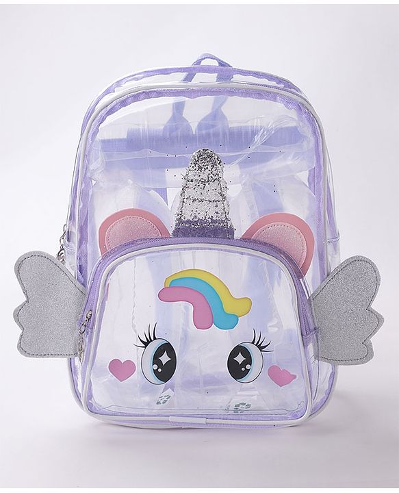 Babyhug Fashion Backpack Free Size- Purple