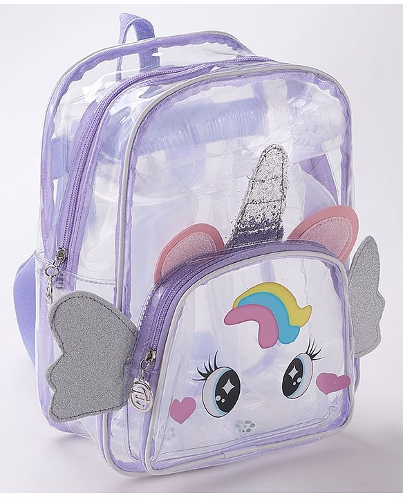 Babyhug Fashion Backpack Free Size- Purple