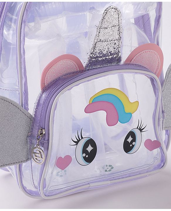 Babyhug Fashion Backpack Free Size- Purple
