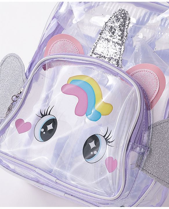 Babyhug Fashion Backpack Free Size- Purple