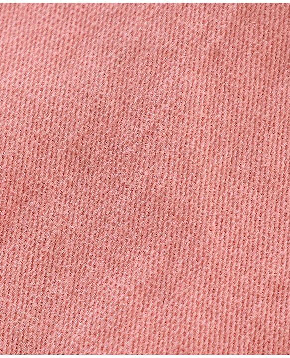 Babyhug Cotton Twill Knee Length Jamaican Solid Color - Coral