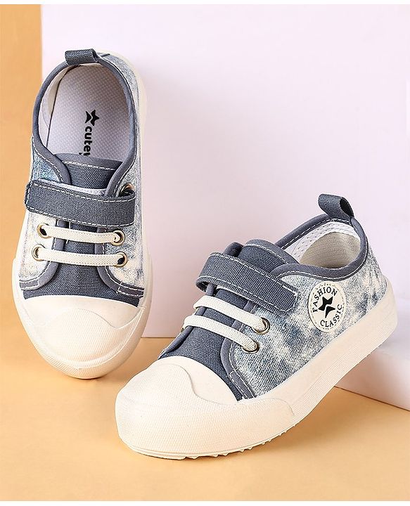 Cute Walk by Babyhug Velcro Closure Casual Shoes - Blue