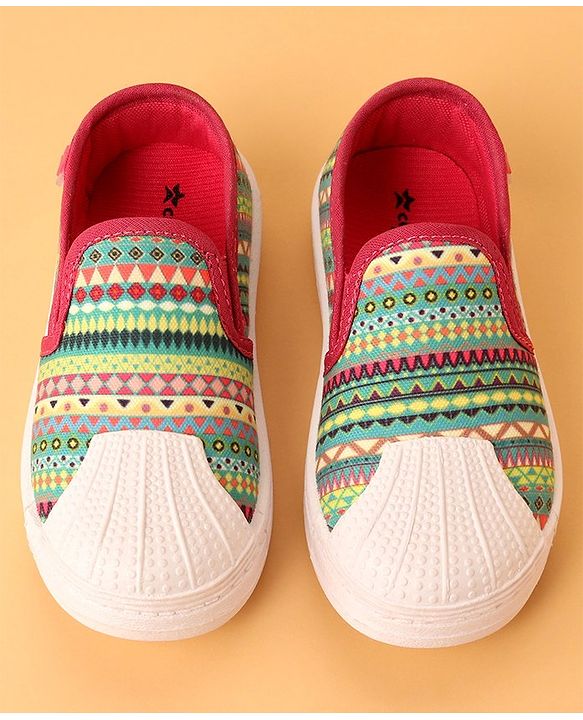 Cute Walk by Babyhug Slip On Printed Casual Shoes - Pink