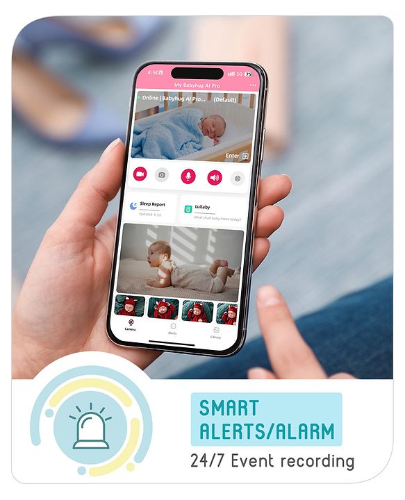 Babyhug AI Pro Monitor - Blue