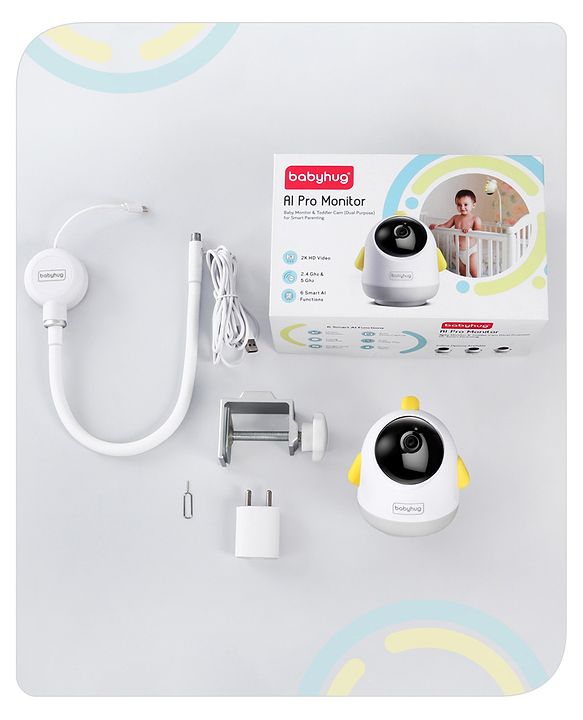 Babyhug AI Pro Monitor - Blue