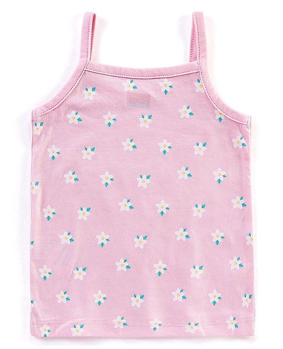 Babyhug 100% Cotton Antibacterial Finish Slips Flamingo & Floral Print Pack of 3 - Pink Yellow & Blue