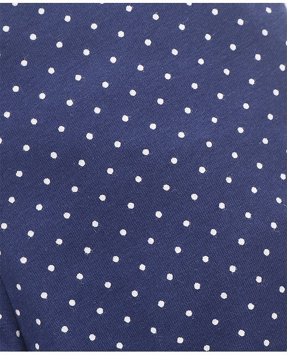 Babyhug Three Fourth Leggings Floral Print Pack of 3 - Pink & Blue