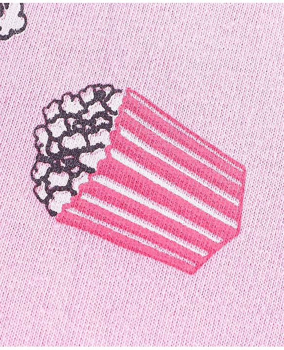 Babyhug 100% Cotton Frill Sleeves Tee With Popcorn & Dot Graphics Pack Of 3- Pink & Peach