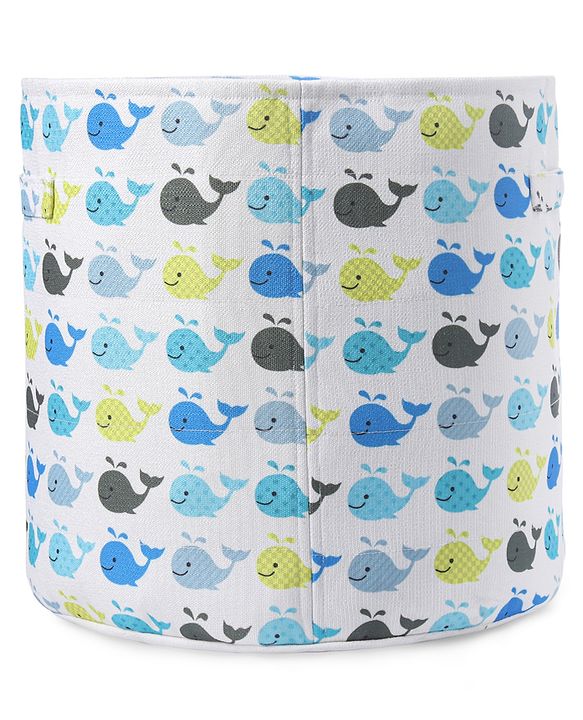 Babyhug Canvas Storage Bag Jungle Print- White