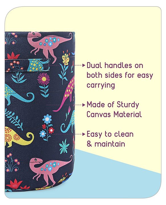 Babyhug Canvas Storage Bag Jungle Print- White