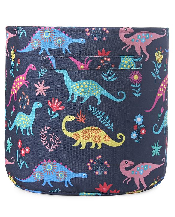 Babyhug Canvas Storage Bag Jungle Print- White