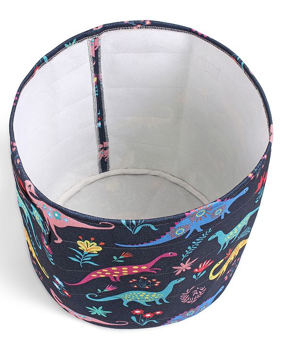 Babyhug Canvas Storage Bag Jungle Print- White
