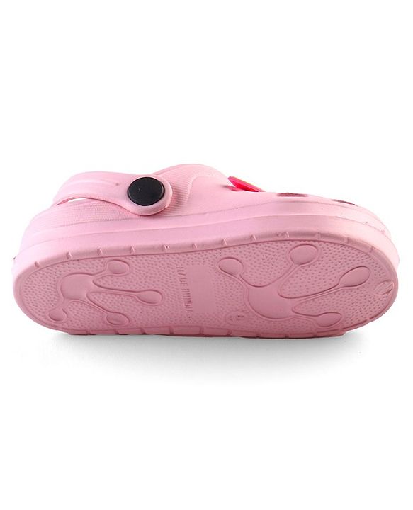 Cute Walk by Babyhug Clogs with Back Strap Watermelon Patch - Pink
