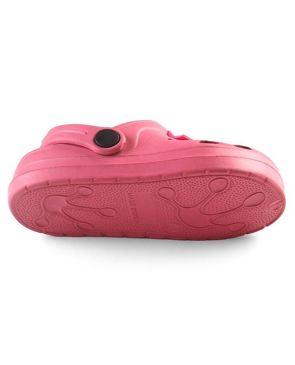 Cute Walk by Babyhug Clogs with Back Strap Watermelon Patch - Fuchsia