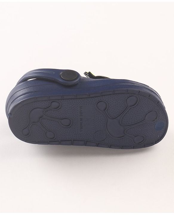 Cute Walk by Babyhug Slip On Clogs with Pineapple Applique & Back Strap Closure - Navy Blue