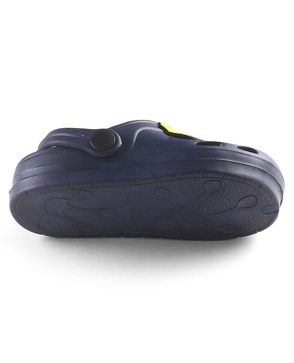 Cute Walk by Babyhug Slip On Clogs with Pineapple Applique & Back Strap Closure - Navy Blue