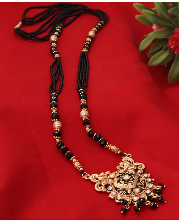 Long black mani on sale mangalsutra