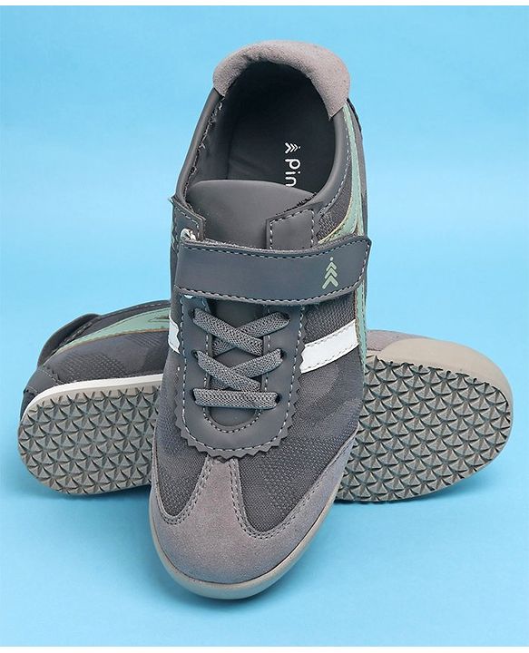 Pine Kids Velcro Closure Casual Shoes - Black
