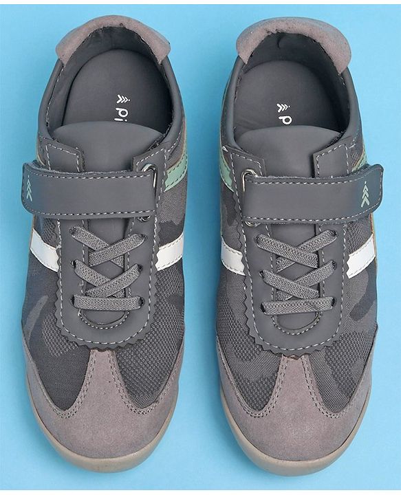 Pine Kids Velcro Closure Casual Shoes - Black