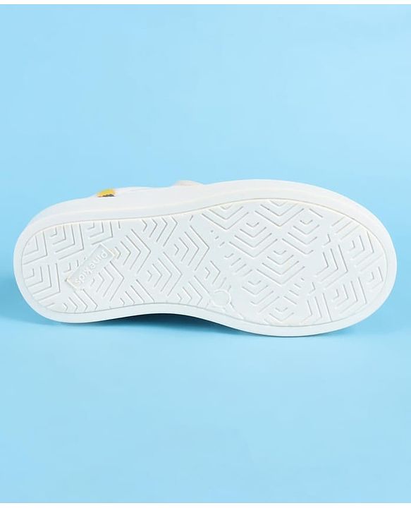 Pine Kids Velcro Closure Casual Shoes  - White