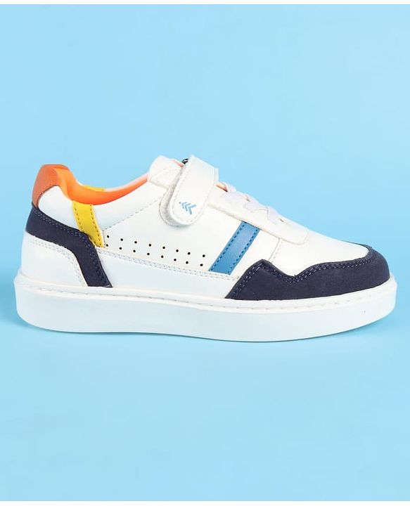 Pine Kids Velcro Closure Casual Shoes  - White