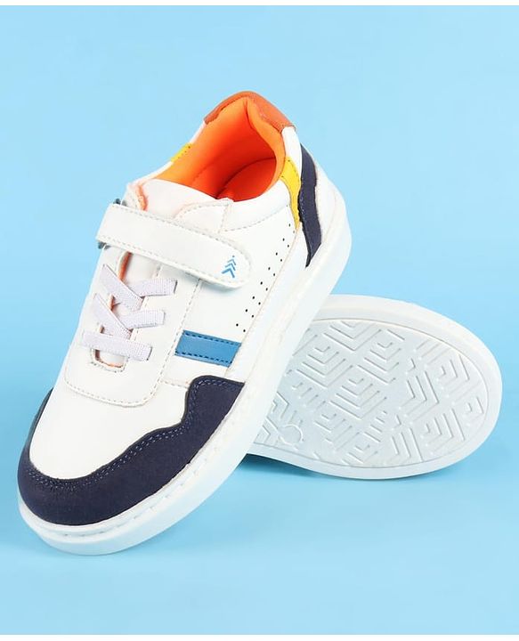 Pine Kids Velcro Closure Casual Shoes  - White
