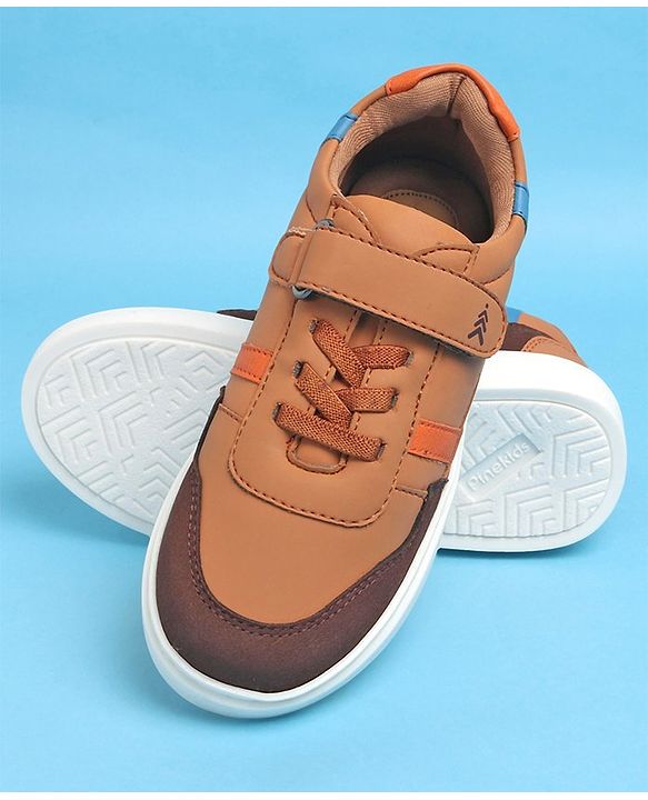 Pine Kids Velcro Closure Casual Shoes  - White