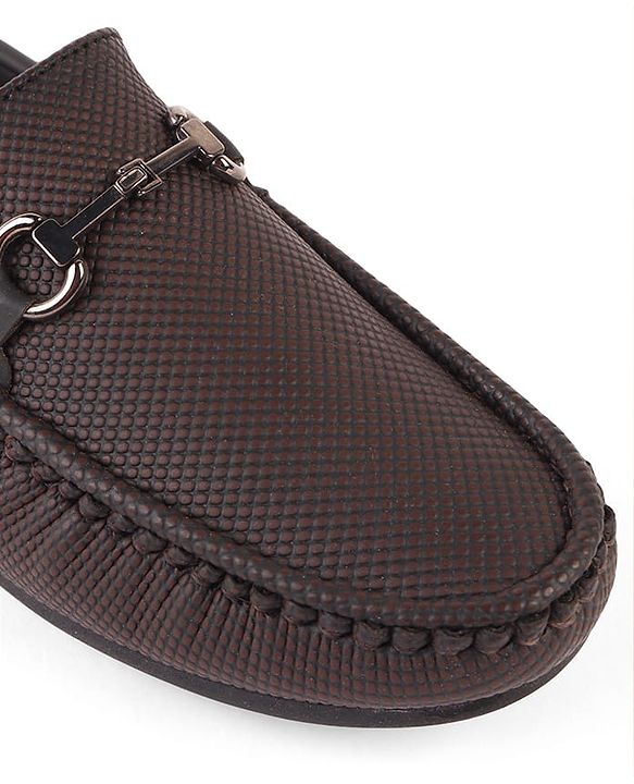 Pine Kids Slip On Formal Shoes - Brown