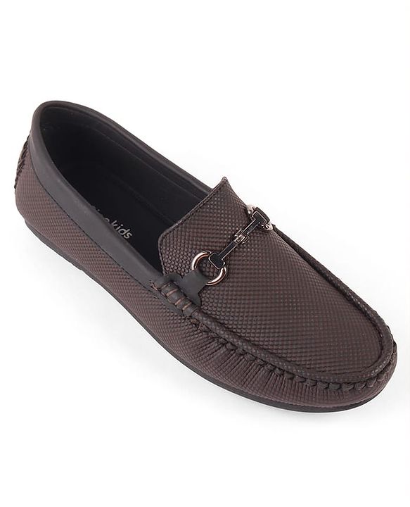 Pine Kids Slip On Formal Shoes - Brown
