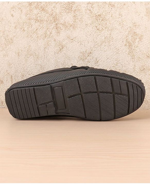 Pine Kids Slip On Formal Shoes - Black