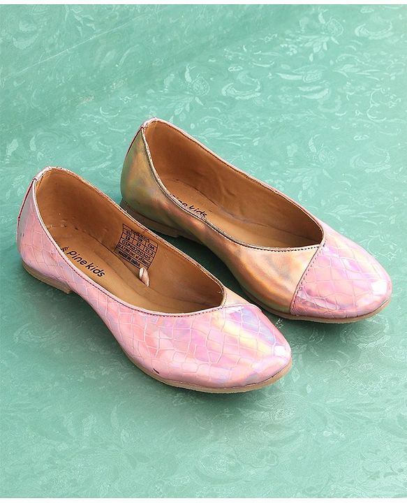Pine Kids Slip On Textured Bellies - Pink