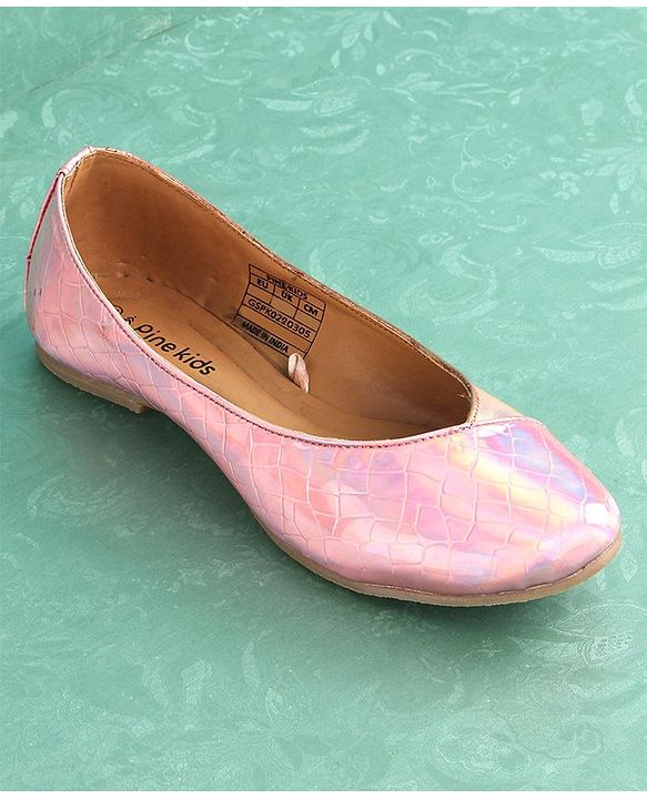 Pine Kids Slip On Textured Bellies - Pink