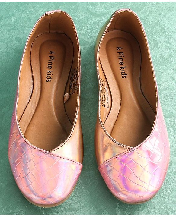 Pine Kids Slip On Textured Bellies - Pink