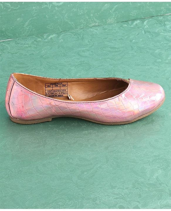 Pine Kids Slip On Textured Bellies - Pink