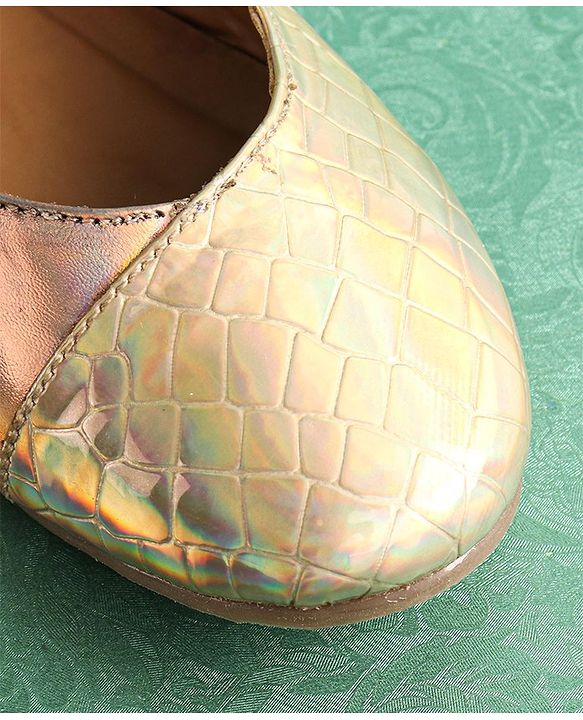 Pine Kids Slip On Textured Bellies - Golden
