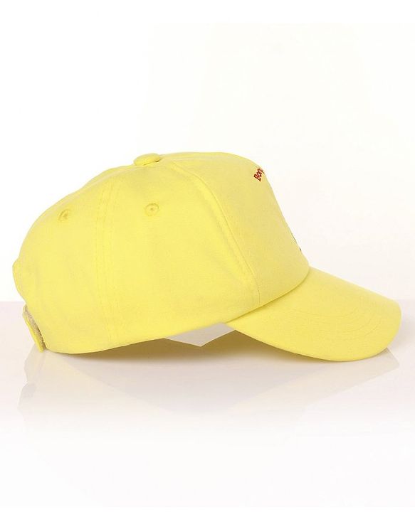 Babyhug Cotton Peppa Pig Print Summer Cap Yellow - Diameter 57 cm