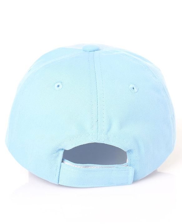 Disney By Babyhug Cotton Cindrella Print Summer Cap Blue - Diameter 56  cm