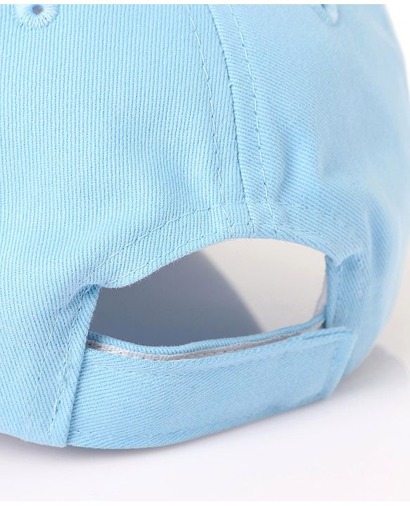 Disney By Babyhug Cotton Cindrella Print Summer Cap Blue - Diameter 56  cm