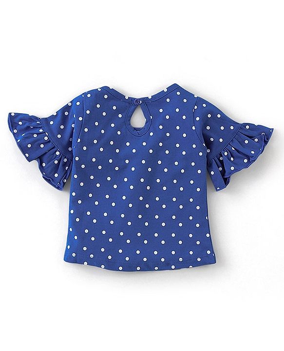 Babyhug Tops and Skirts Girl Half sleeves Back-Buttons