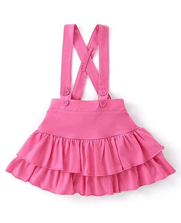 Babyhug Tops and Skirts Girl Half sleeves Back-Buttons