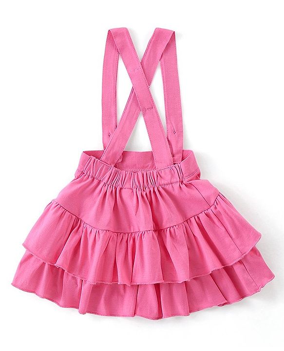 Babyhug Tops and Skirts Girl Half sleeves Back-Buttons